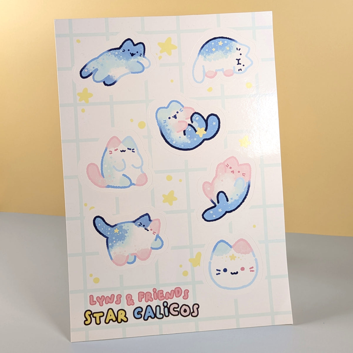 Special Edition Star Calico Sticker Sheet