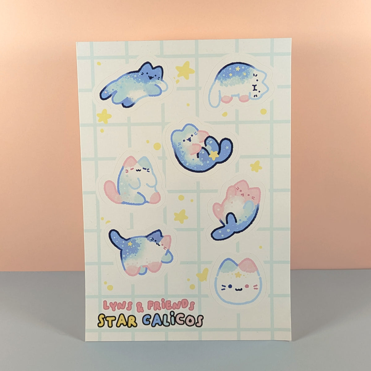 Special Edition Star Calico Sticker Sheet