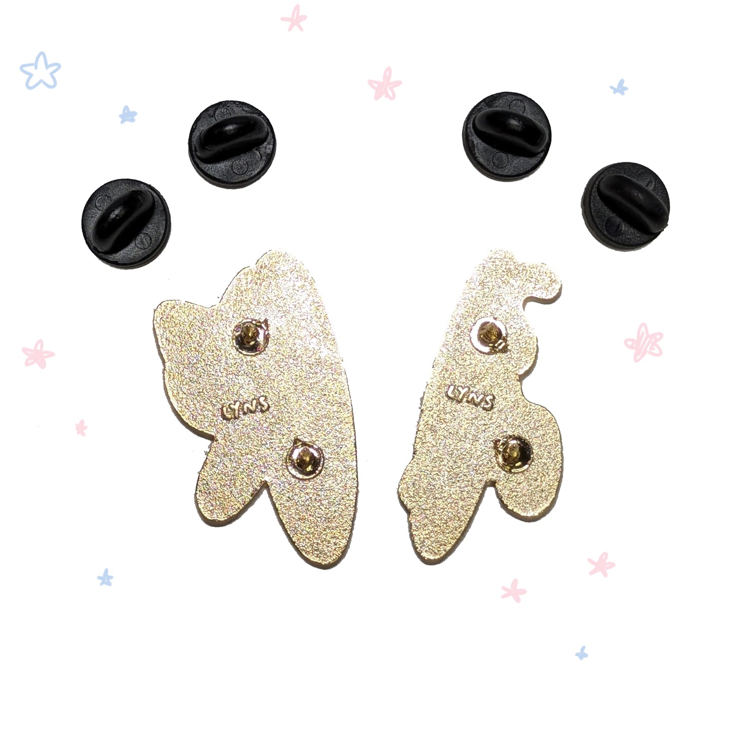 Star Kitty | Portal Cat Double Enamel Pin Set